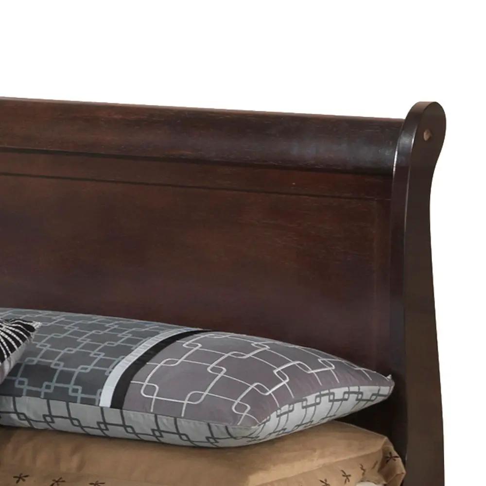 Sleigh Bed With Low Footboard by Unique Piece Furniture