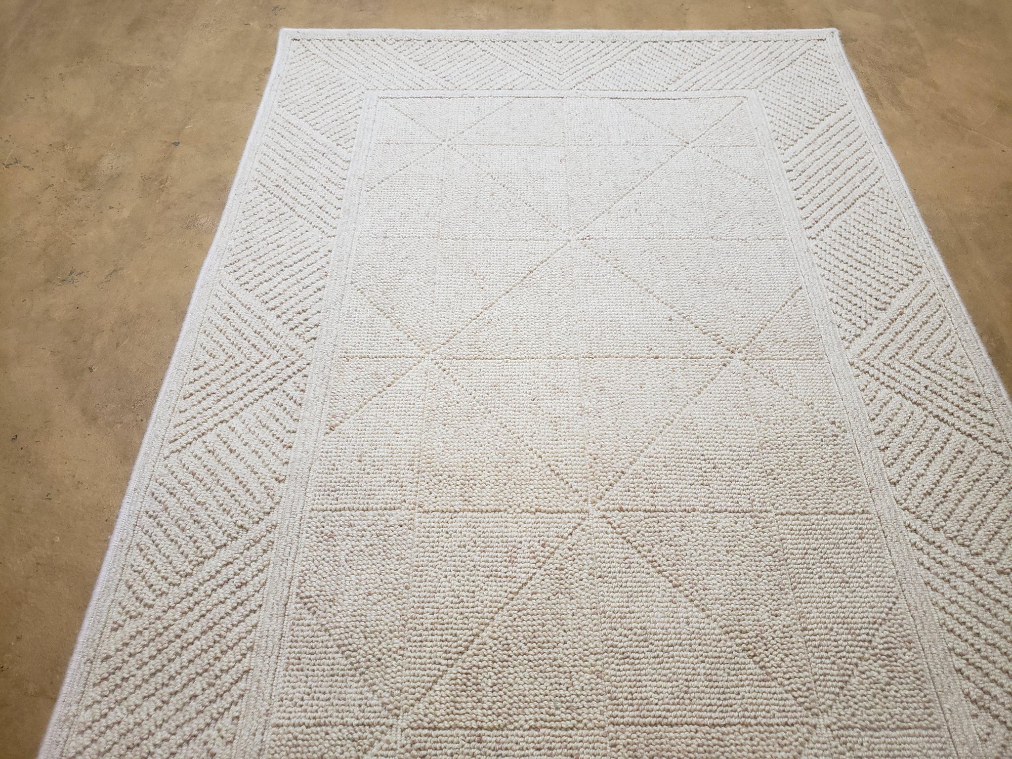 3x5 Karastan Sisal Rug Collection, Design 379/80504, Sambava II, 3'6 x 5'3, Beige Karastan Rug with Label, Authentic Karastan, Entryway Rug by Jewel Rugs