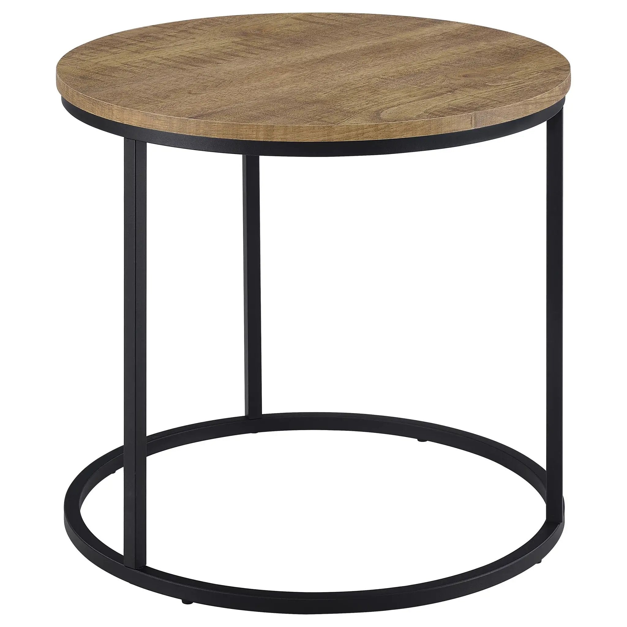 Lainey Round Occasional Side End Table Mango by Unique Piece Furniture