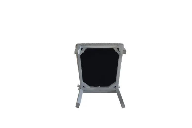 House Marchese - Side Chair (Set of 2) - Two Tone Gray Fabric & Pearl Gray by Unique Piece Furniture