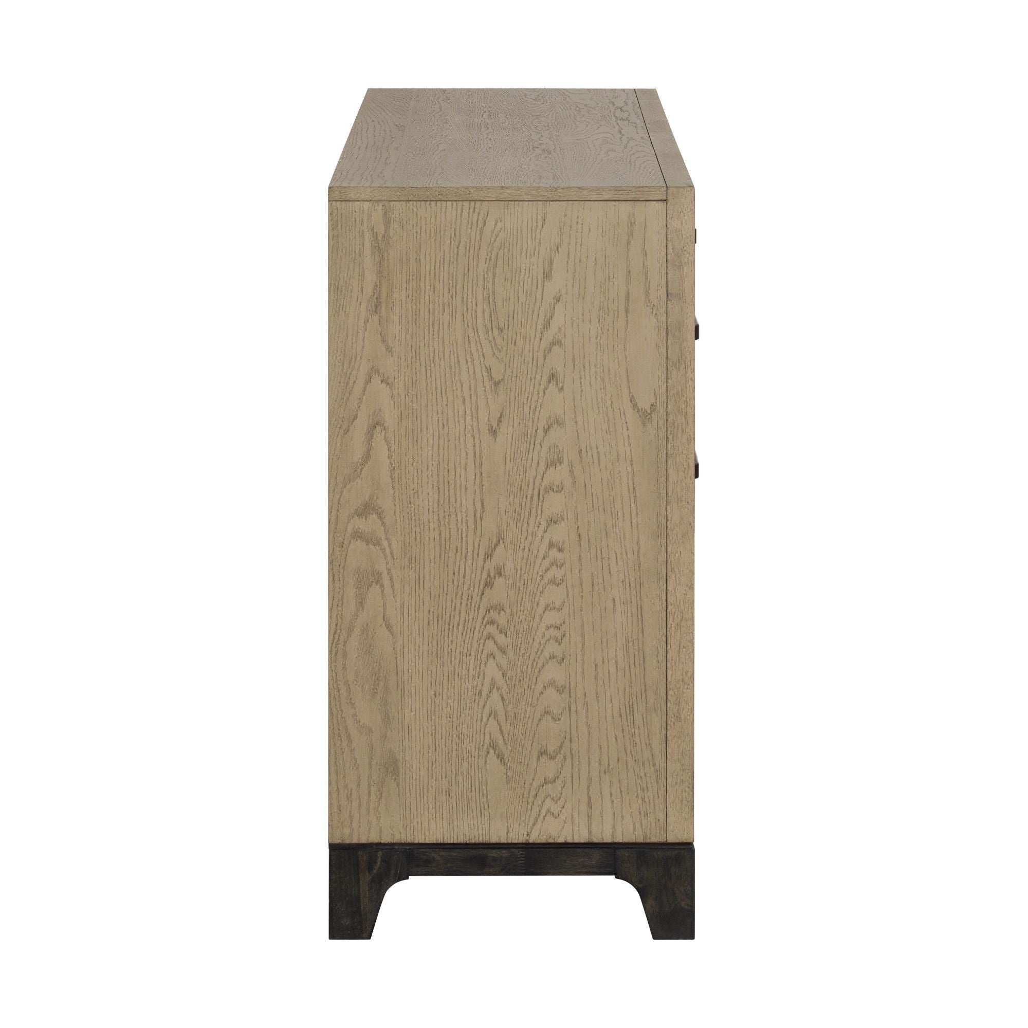 8 Drawer Dresser With Feet And Pulls - Brown by HouseOfZazla