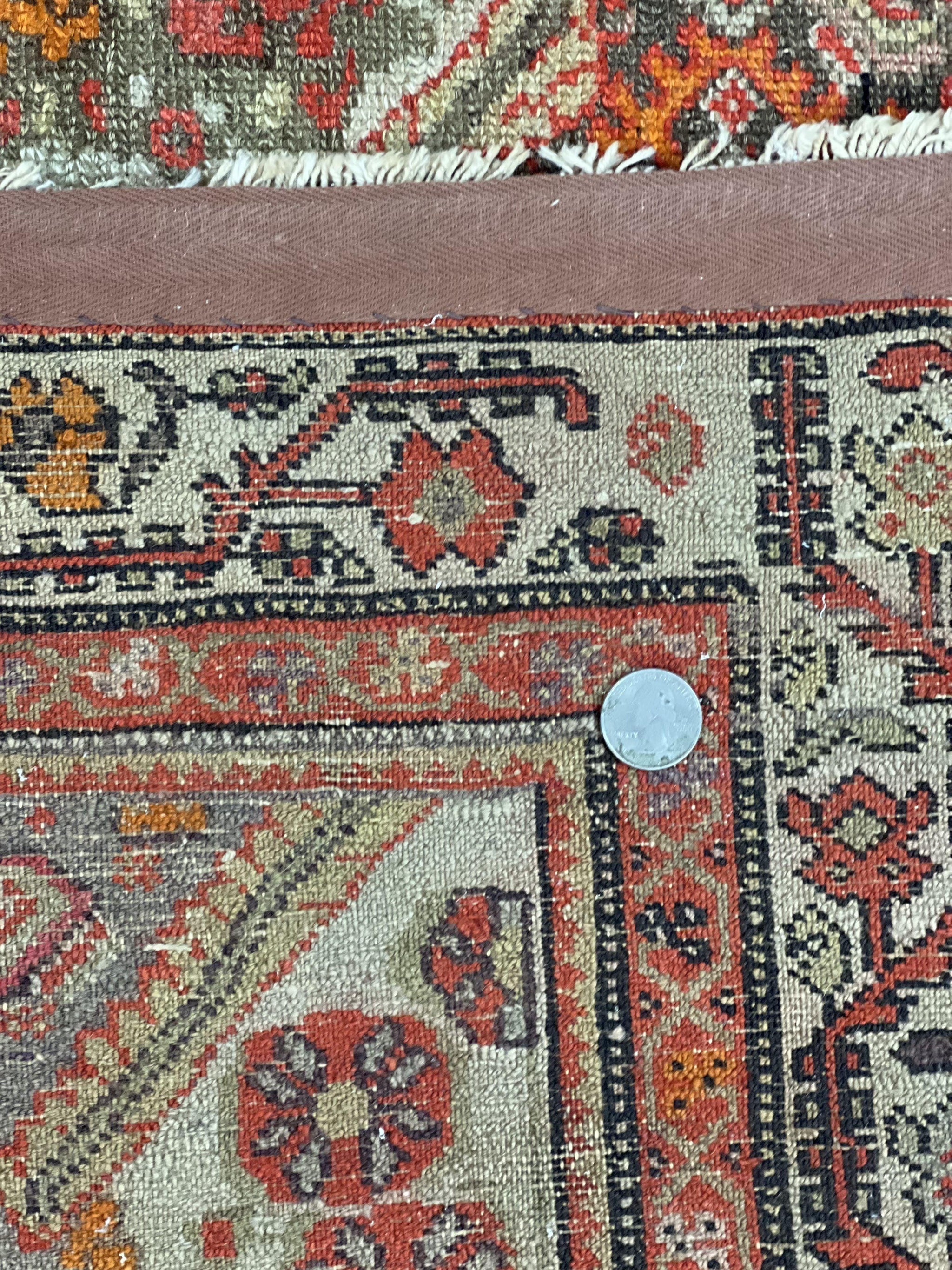 Wonderful Antique Persian Malayer Rug 4x6, Wool Hand Knotted Authentic Oriental Carpet, Very Fine by Jewel Rugs