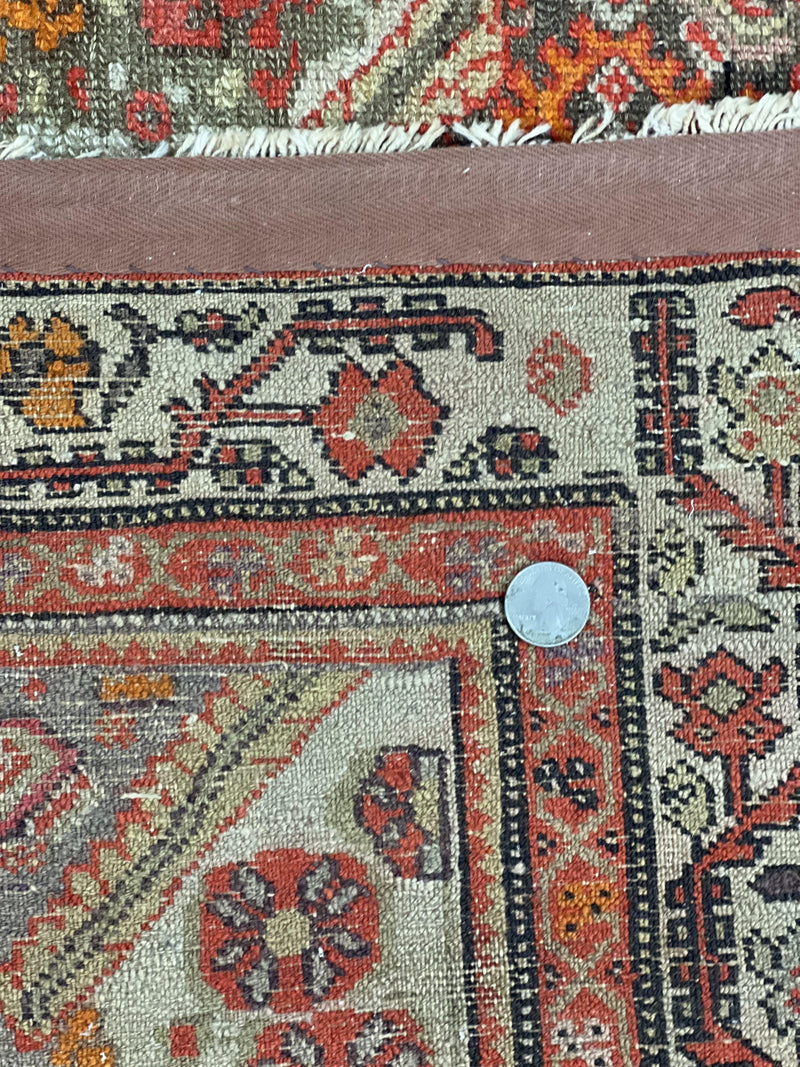 Wonderful Antique Persian Malayer Rug 4x6, Wool Hand Knotted Authentic Oriental Carpet, Very Fine by Jewel Rugs