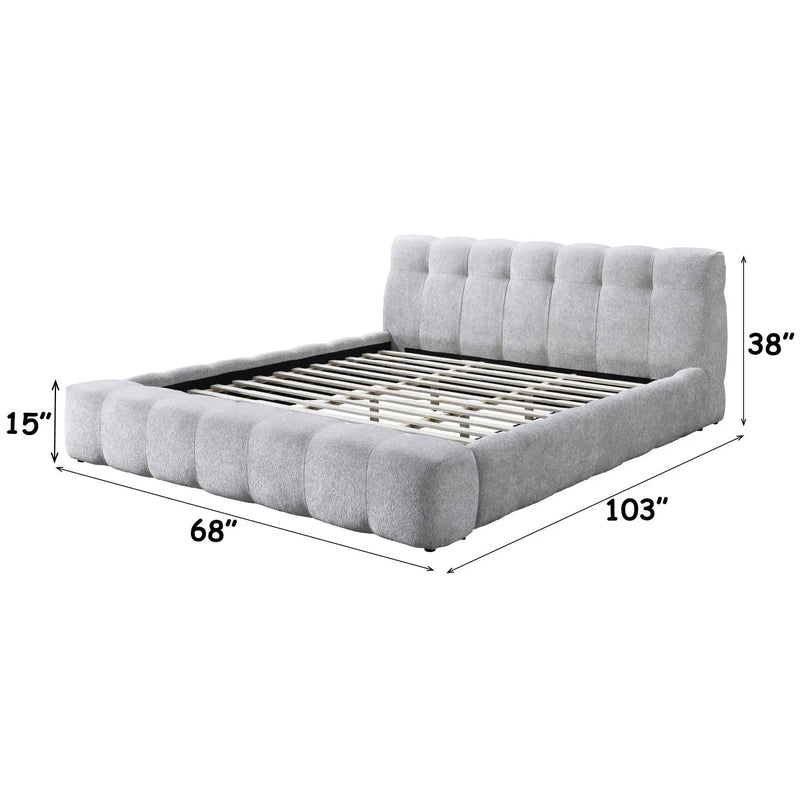 Hannah - Queen Bed - Gray by HouseOfZazla