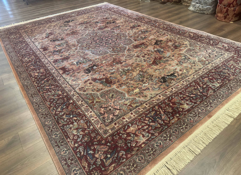 Karastan Rug 8.8 x 12 Persian Hunting Rug #723, Wool Area Rug by Jewel Rugs