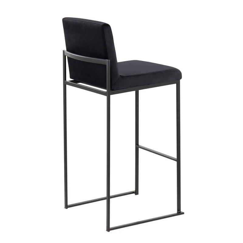 Fuji - Contemporary High Back Barstool Elegant Design by HouseOfZazla