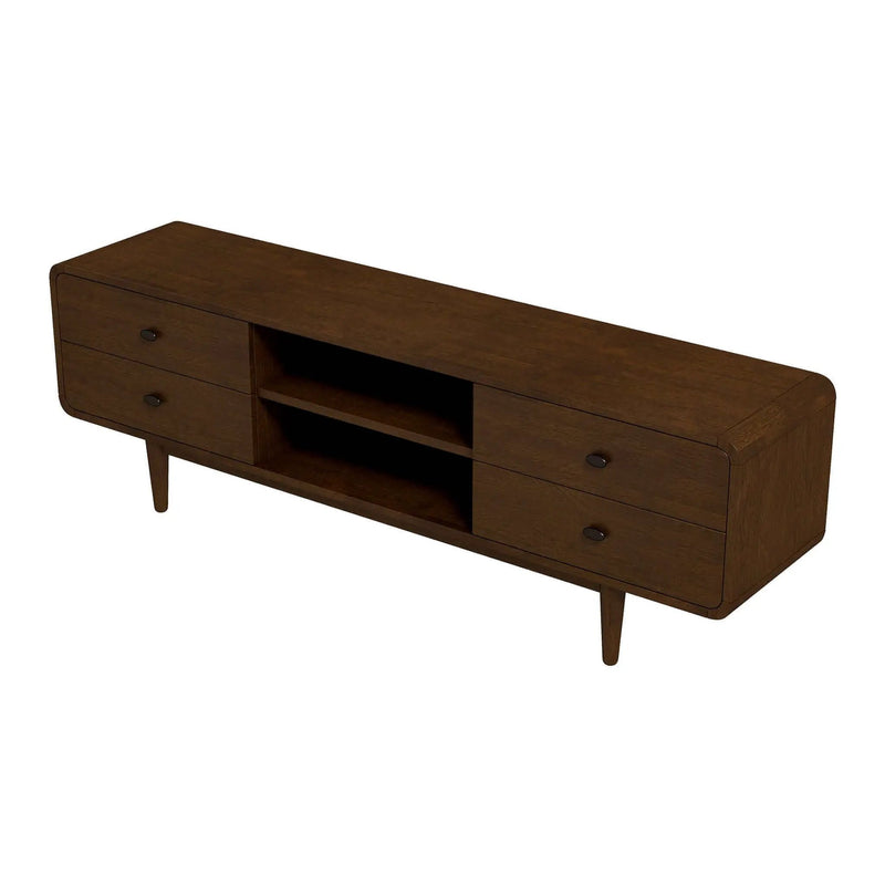 Alexa - TV Stand - Dark Brown / Wood by Unique Piece Furniture