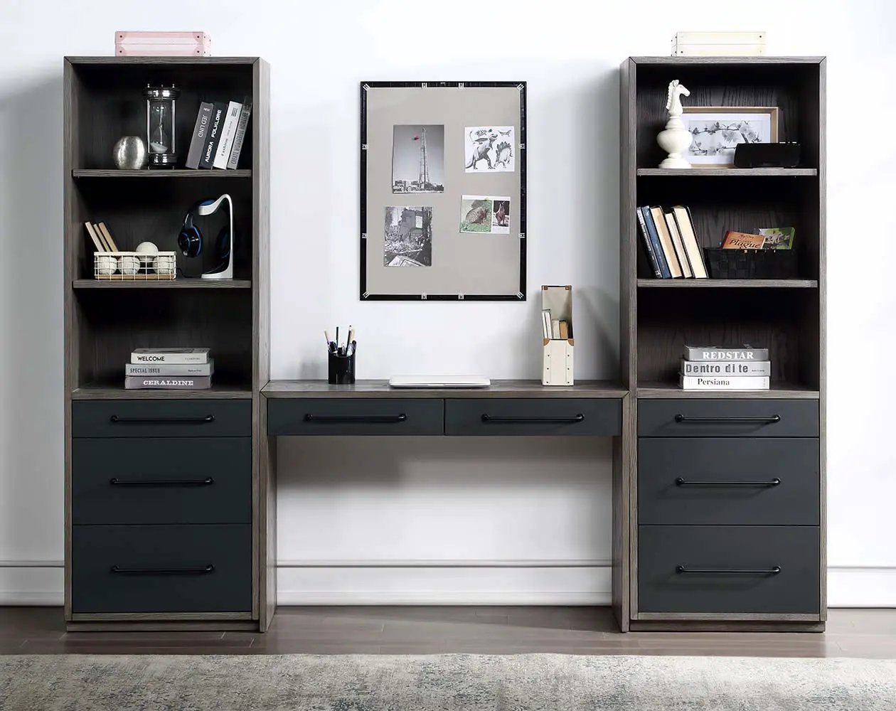 Estevon - Writing Desk - Gray Oak by Unique Piece Furniture