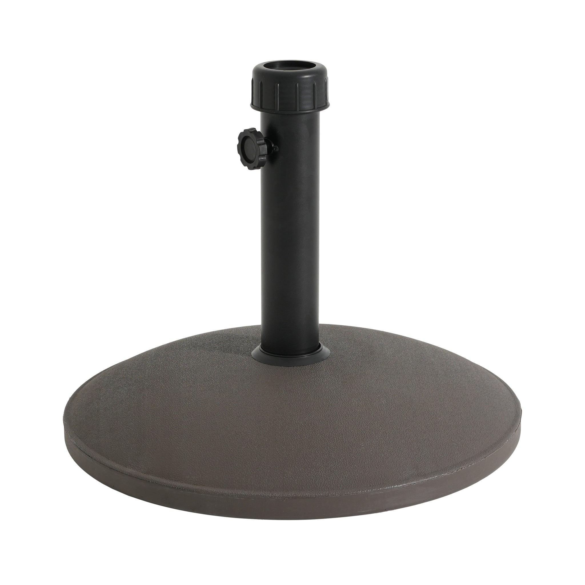 Ander Outdoor 35-pound Round Umbrella Base - Brown by HouseOfZazla