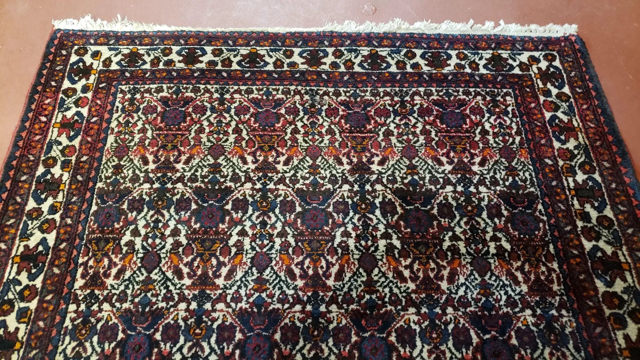 Persian Afshar Rug 3.6 x 5, Zili Sultan Pattern, Wool by Jewel Rugs