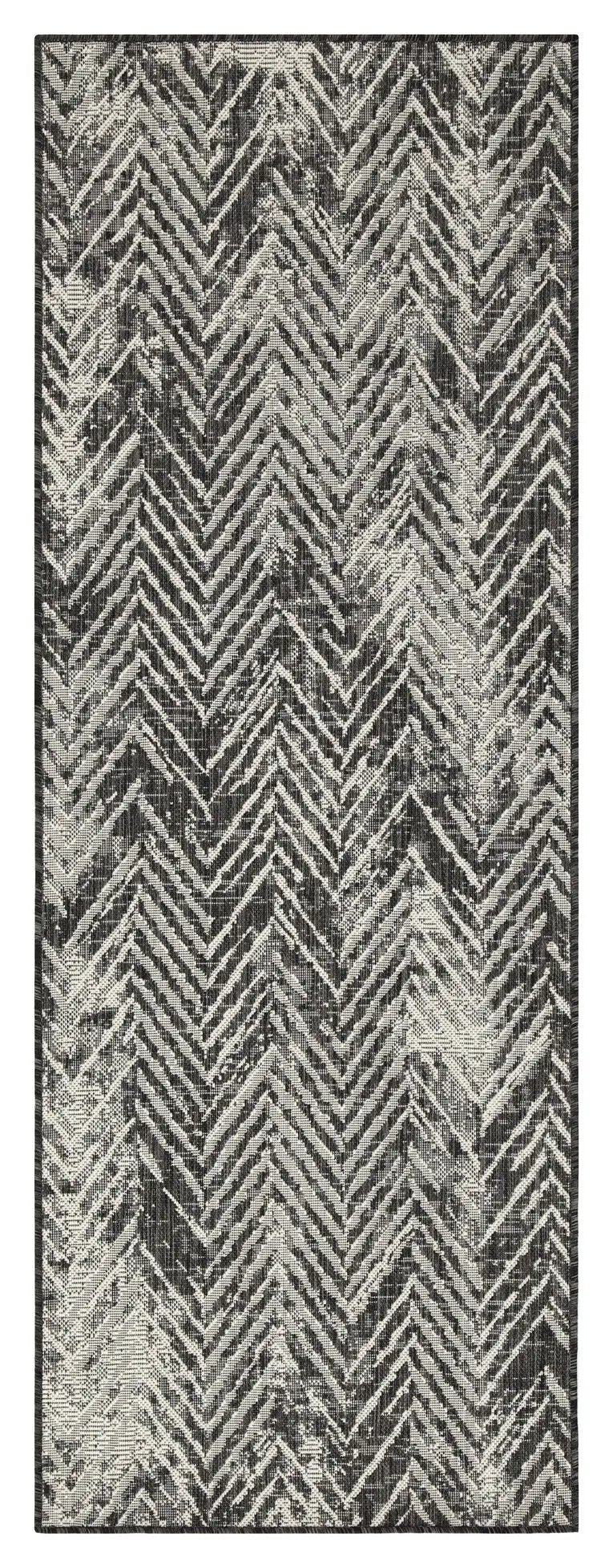 Sunshine - 5'3" X 7'3" Indoor & Outdoor Area Rug - Anthracite by Unique Piece Furniture