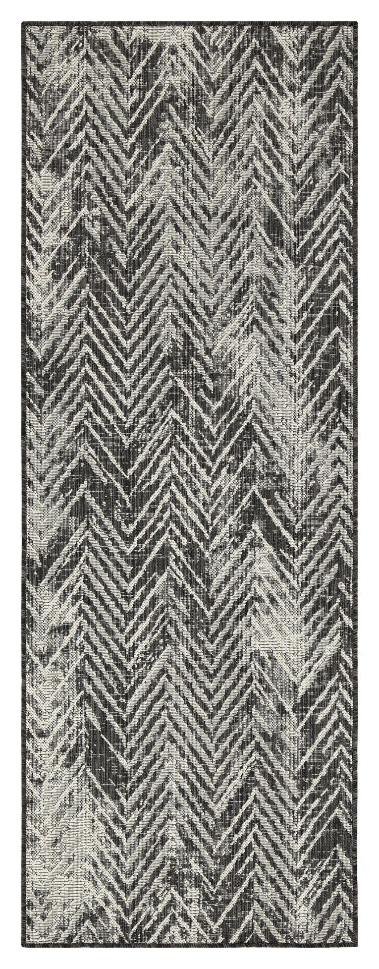 Sunshine - 5'3" X 7'3" Indoor & Outdoor Area Rug - Anthracite by HouseOfZazla