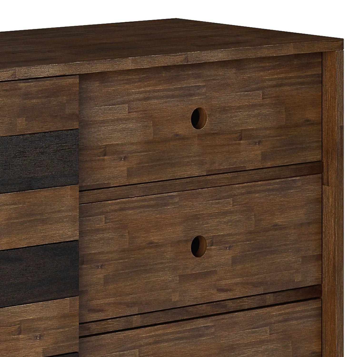 Clarkson - Medium Storage - Rustic Natural Aged Brown by HouseOfZazla