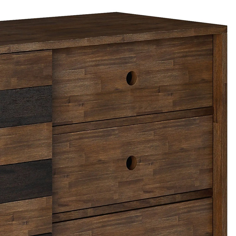Clarkson - Medium Storage - Rustic Natural Aged Brown by HouseOfZazla