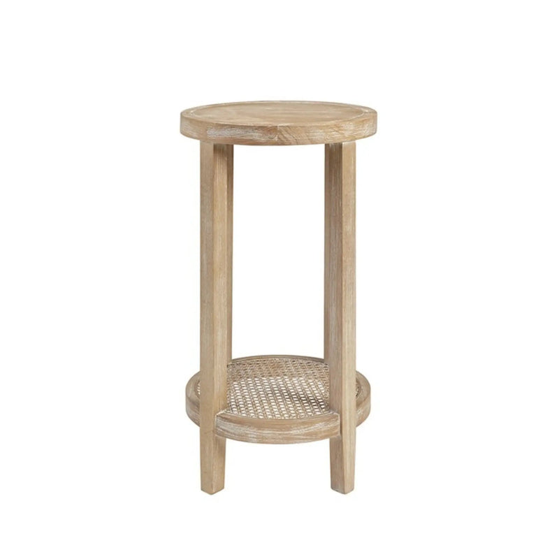 Bedford - Round Accent Table - Reclaimed Wheat by Unique Piece Furniture