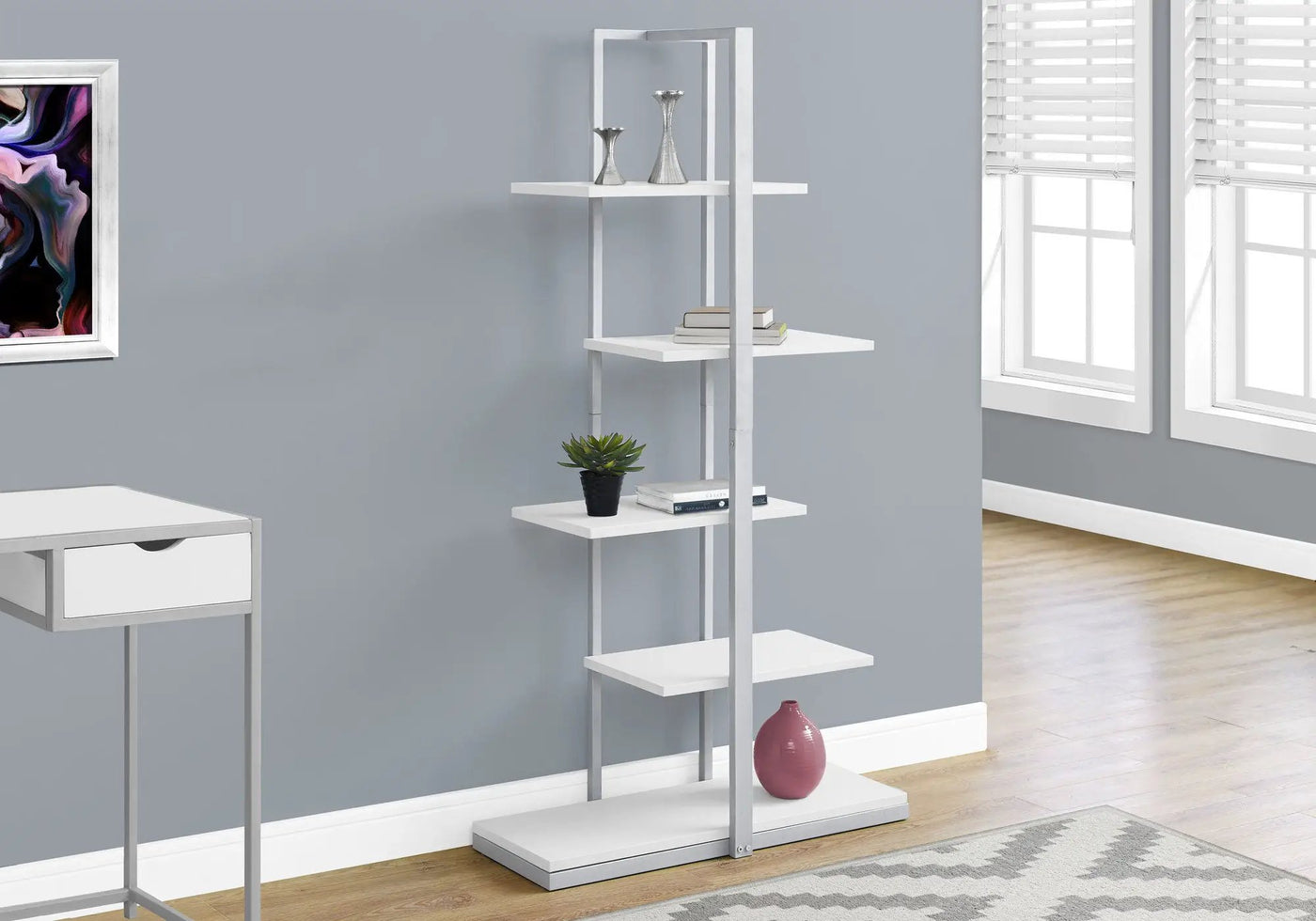 Bookshelf, Bookcase, Etagere, 5 Tie For Office, Contemporary & Modern by Unique Piece Furniture