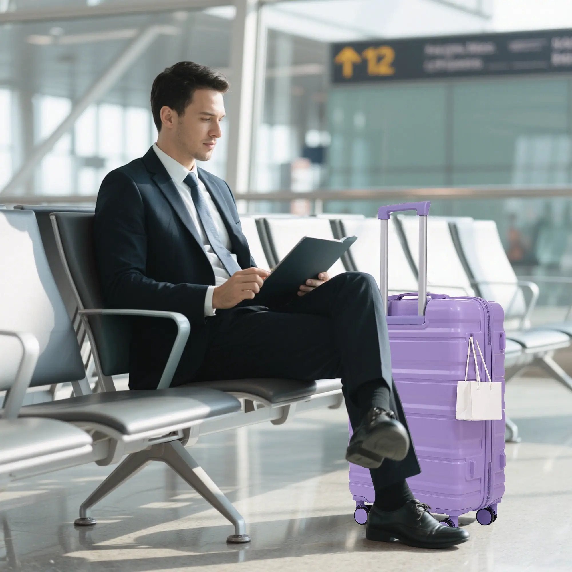 HIFINE TOURIST 20"/24"/28" 3 Pcs ABS Spinner Wheel Luggage Set by HouseOfZazla