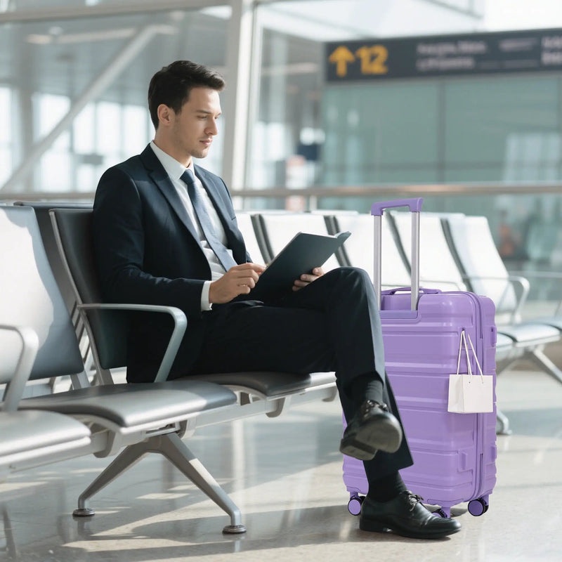 HIFINE TOURIST 20"/24"/28" 3 Pcs ABS Spinner Wheel Luggage Set by HouseOfZazla