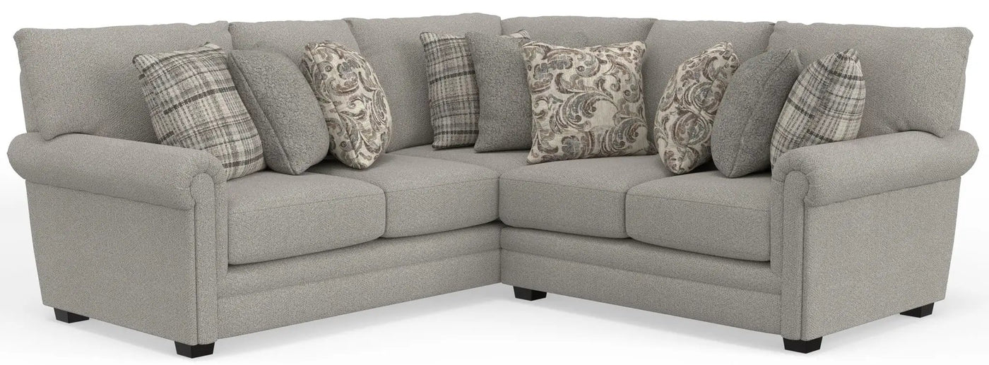 Livingston - Sectional With Comfort Coil Seating And Accent Pillows Included by Unique Piece Furniture