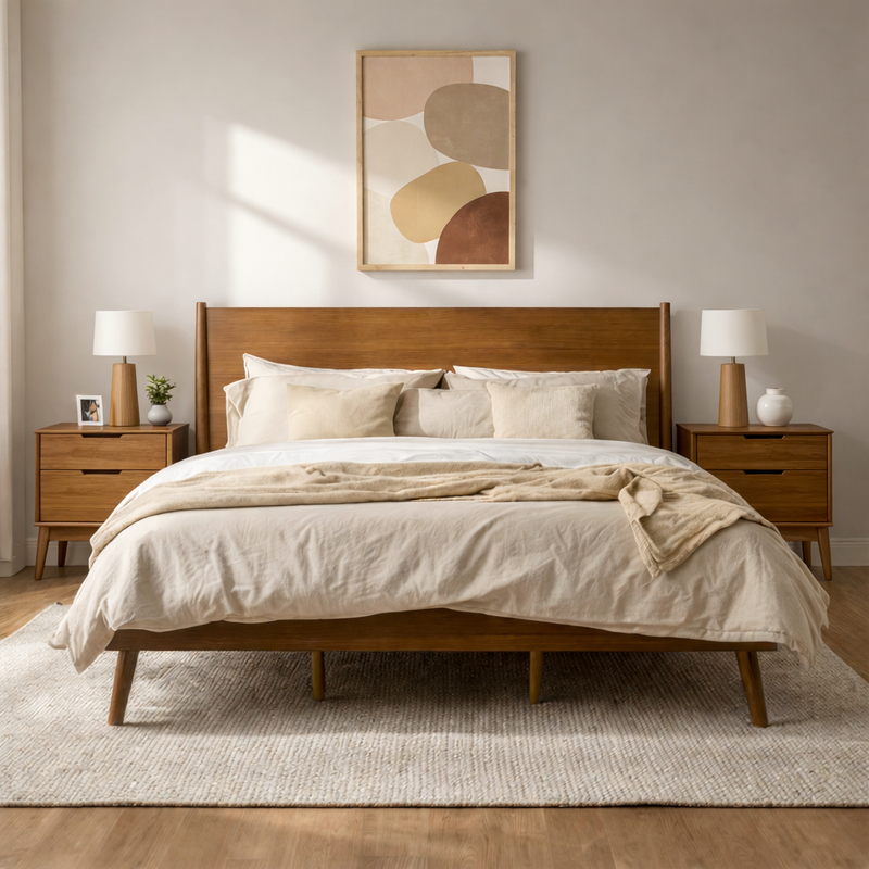 Cohron Solid Wood Platform Bed (King) by HouseOfZazla
