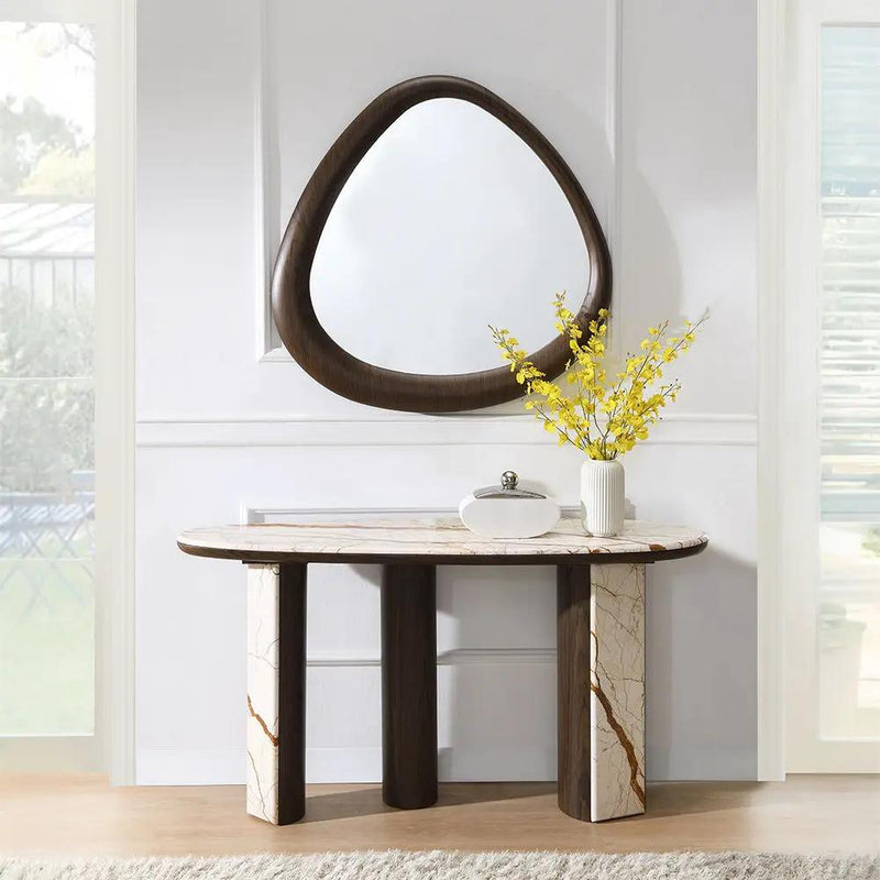 Haidar - Accent Mirror - Brown by Unique Piece Furniture