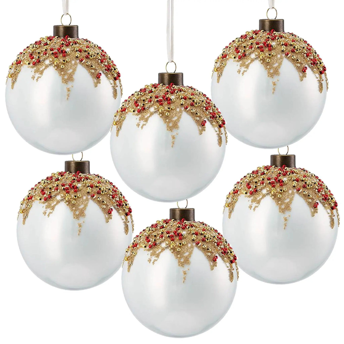 Christmas Ball Ornaments, Decorative Hanging Ball Christmas Tree Ornaments For Holiday Party Decorations by Unique Piece Furniture