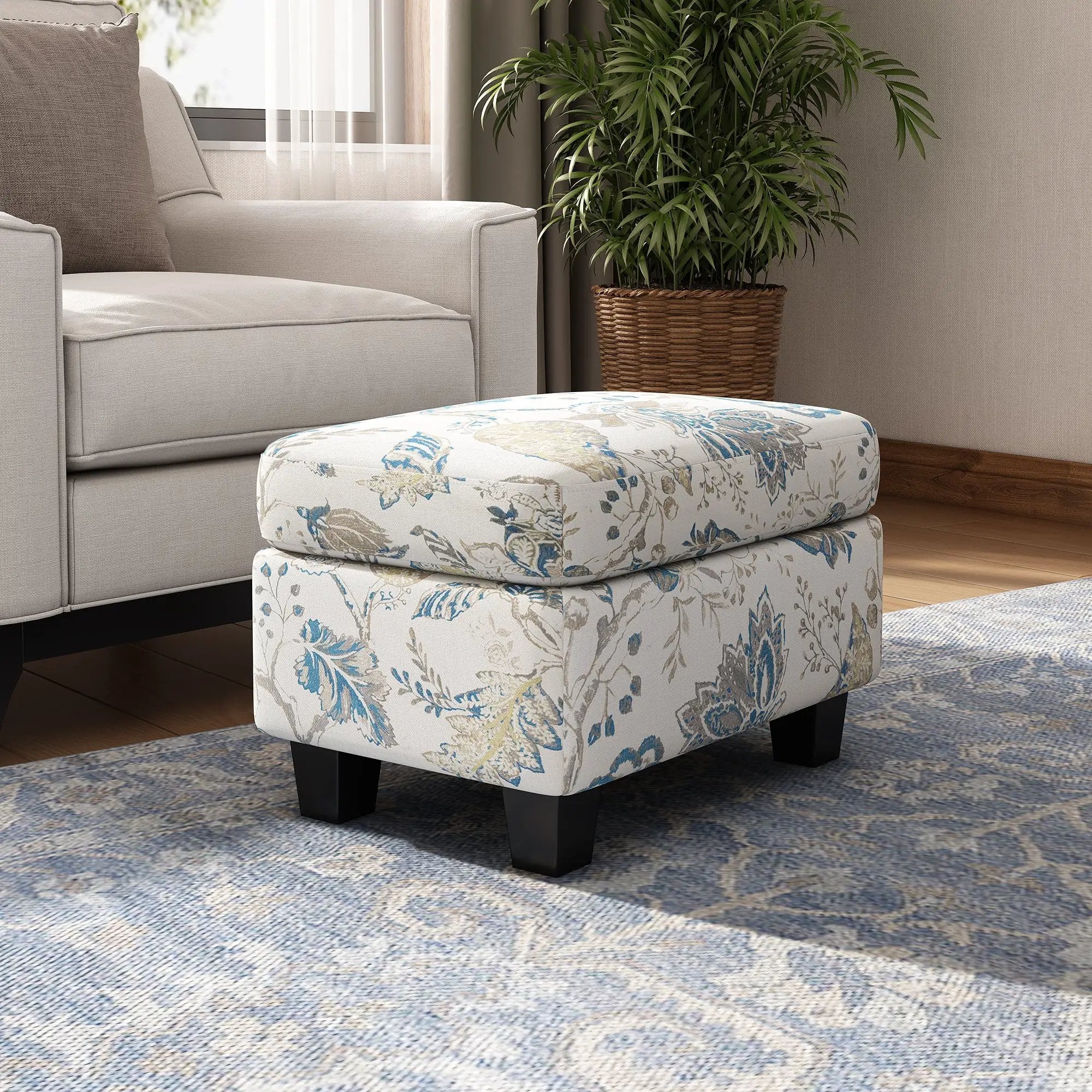 Upholstered Ottoman by HouseOfZazla