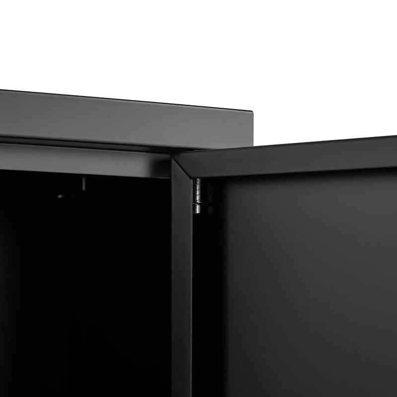Modern Storage Cabinet With Adjustable Shelves, Magnetic Door Stopper by Unique Piece Furniture