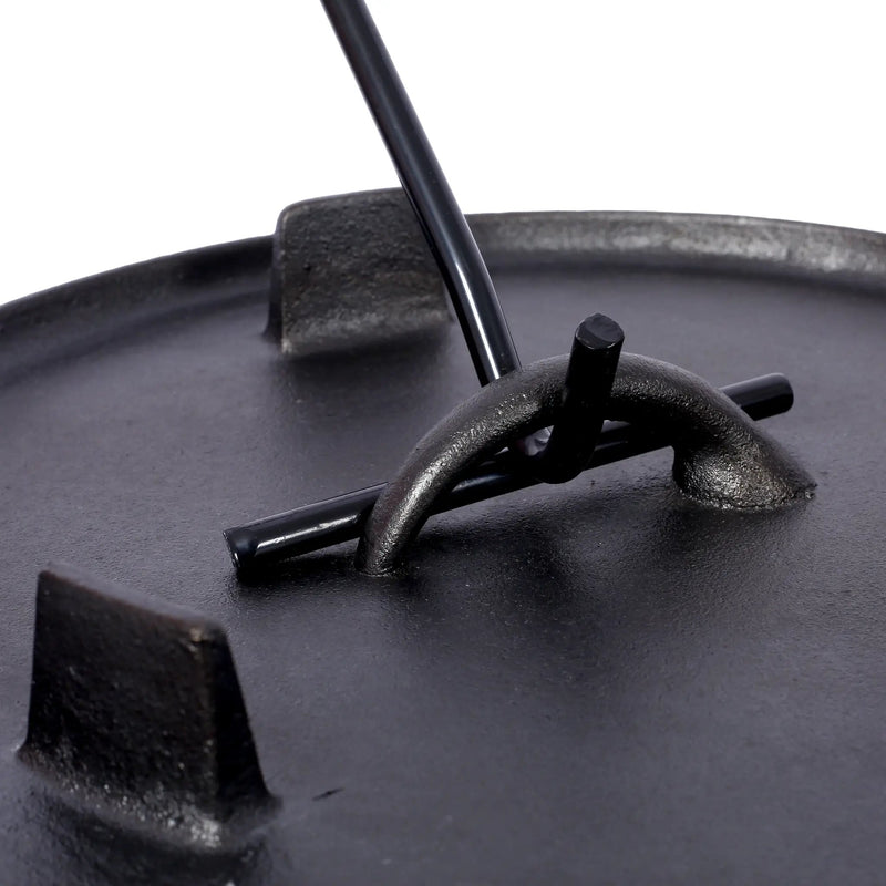 Pre-Seasoned Cast Iron Dutch Oven With Skillet Lid by HouseOfZazla