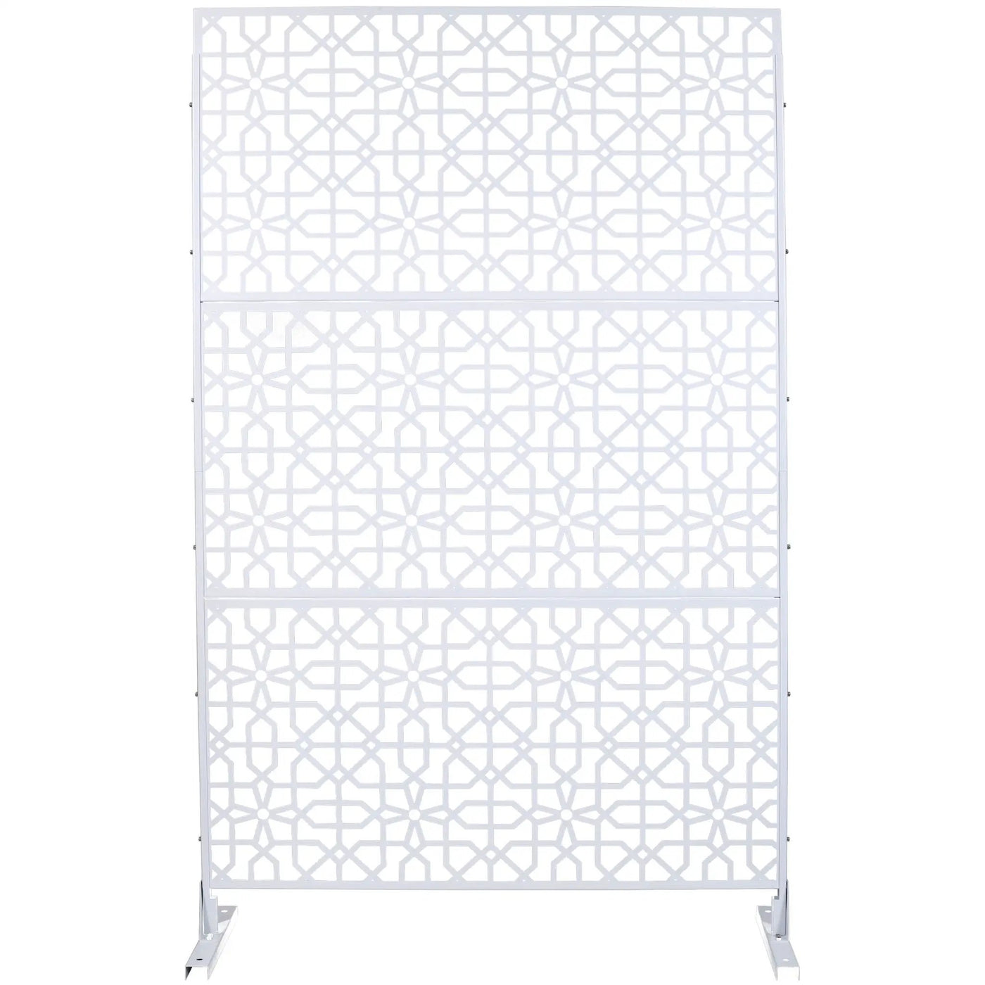 Outdoor & Indoor Metal Freestanding Decorative Privacy Screen by HouseOfZazla