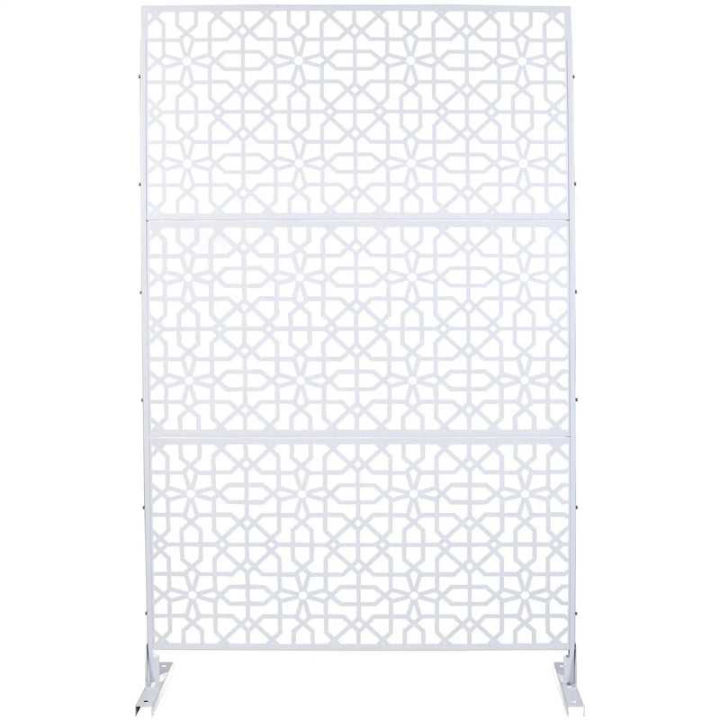 Outdoor & Indoor Metal Freestanding Decorative Privacy Screen by Unique Piece Furniture