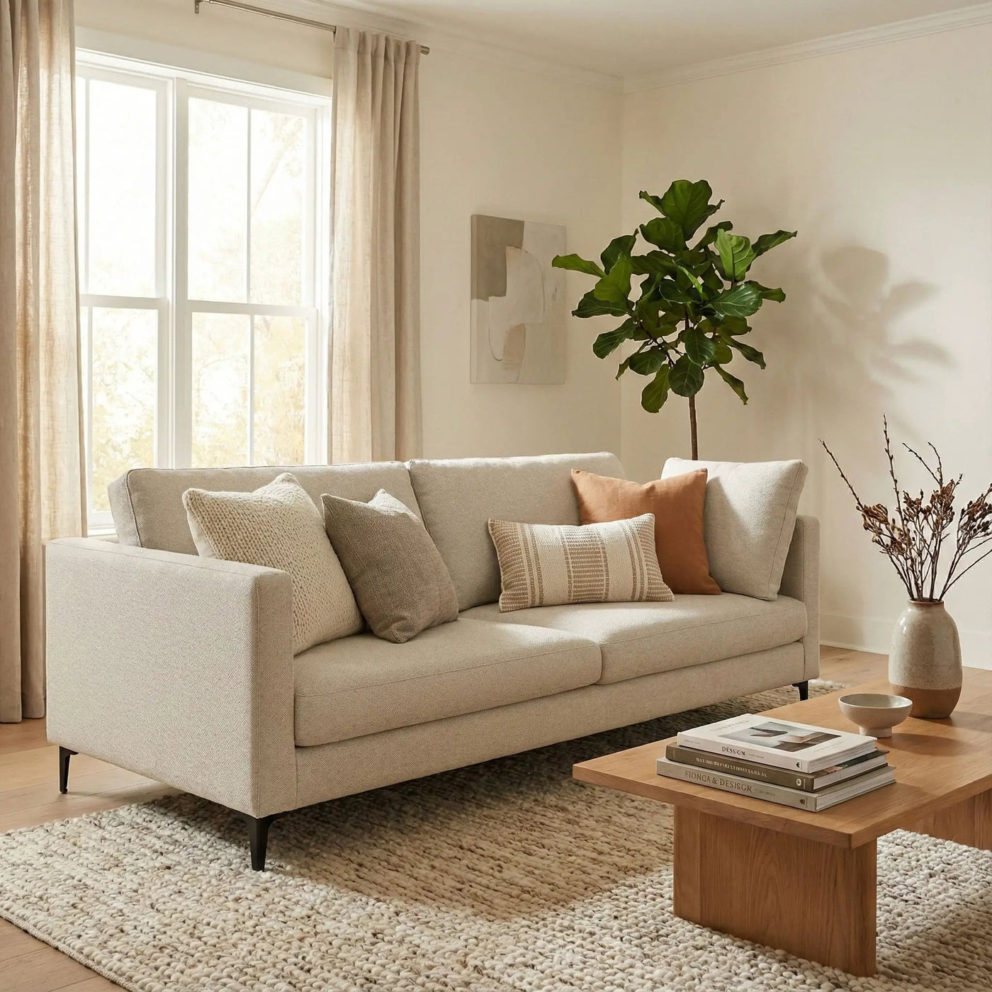 Ava - Mid Century Sofa, Upholstered by Unique Piece Furniture
