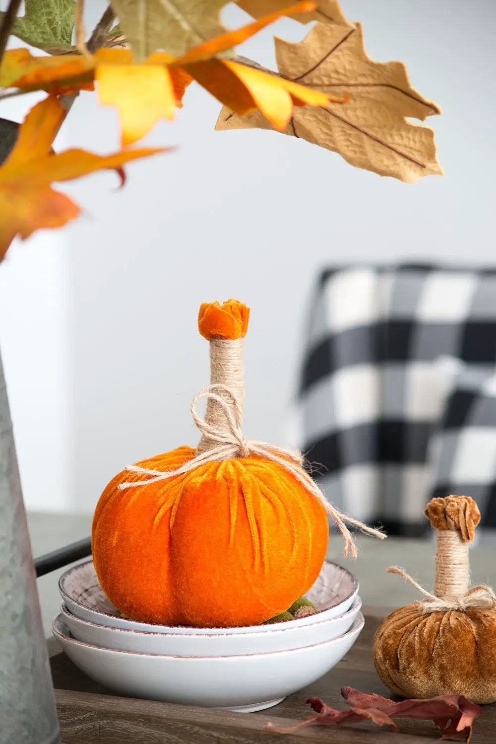Pumpkin Ornament For Holiday Harvest Festival Fall Festival & Thanksgiving (Set of 6) by Unique Piece Furniture