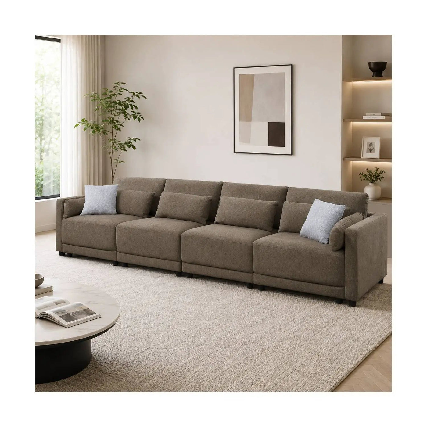 Rylie - Modular Sectional Sofa With Toss Pillows by Unique Piece Furniture