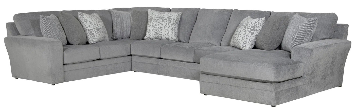 Glacier - Sectional With Included Accent Pillows by Unique Piece Furniture