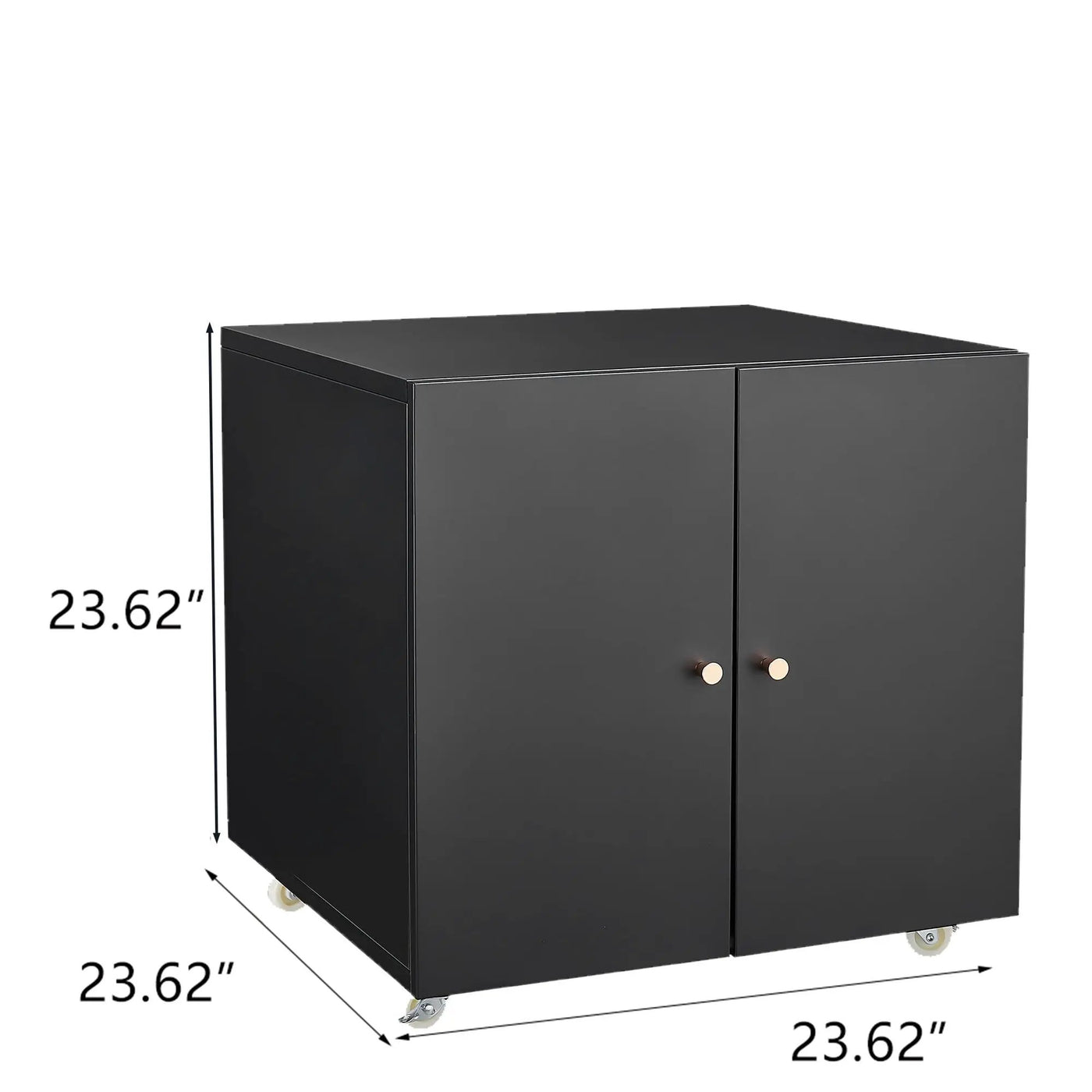 Office Furniture Copier Cabinet 2 Door Steel Copier Stand Mobile Pedestal File Printer Stand by Unique Piece Furniture