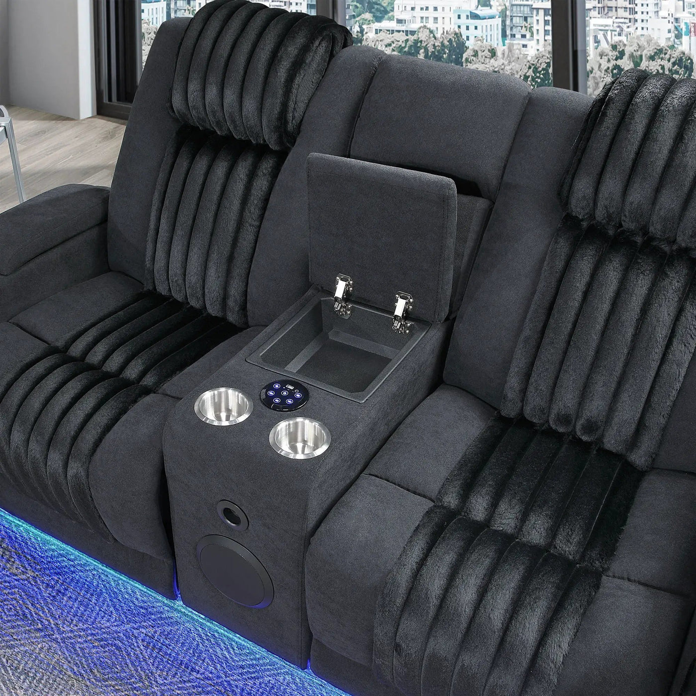 Duran - Power Reclining Set With Power Headrest by HouseOfZazla