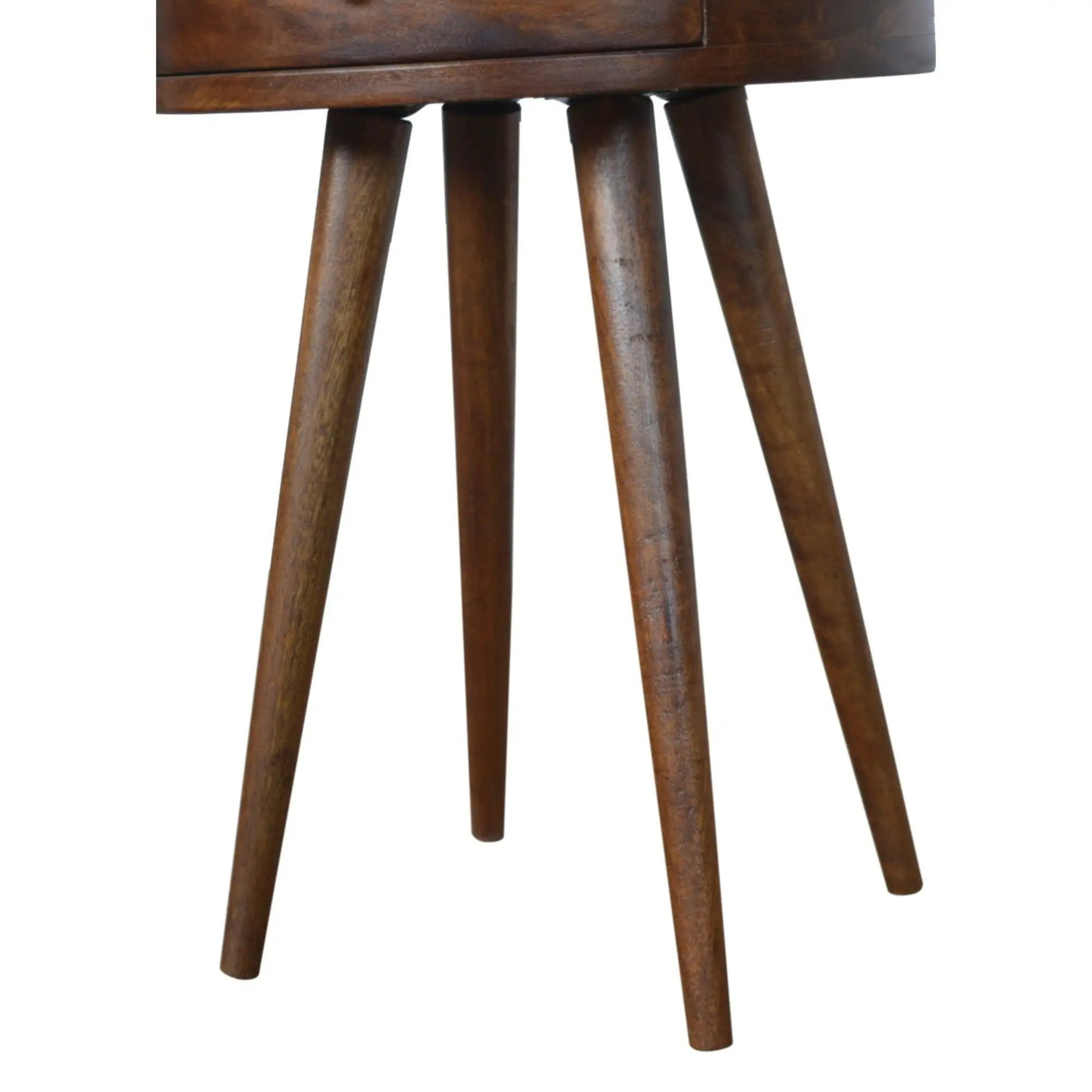 Nordic Chestnut Circular Nightstand by Unique Piece Furniture