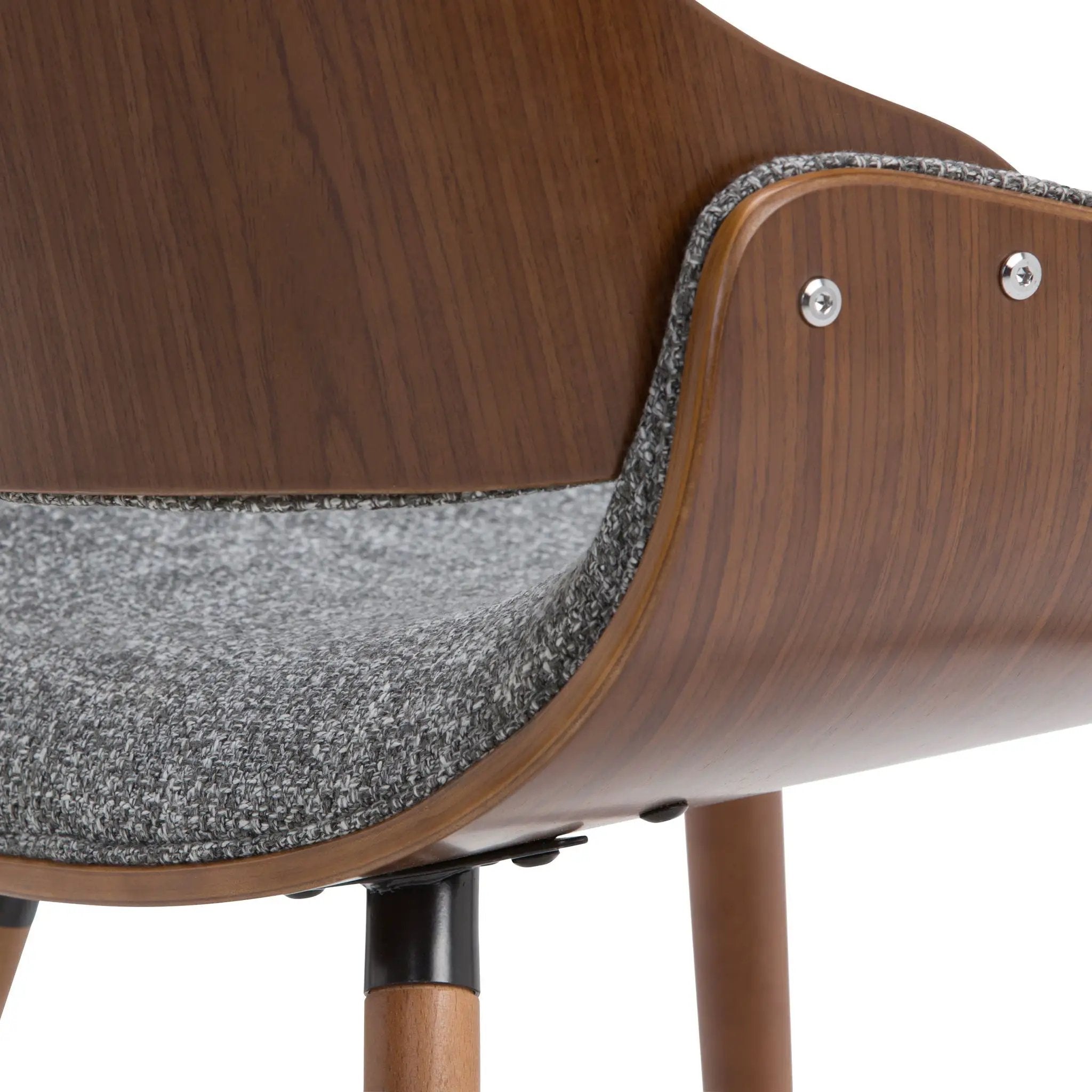 Malden - Bentwood Upholstered Dining Chair With Wood Back by Unique Piece Furniture