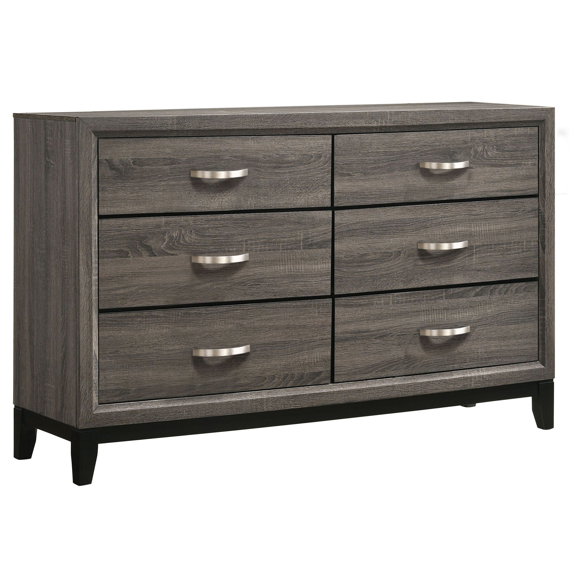 Cabrillo - 6 Drawer Dresser - Gray by HouseOfZazla