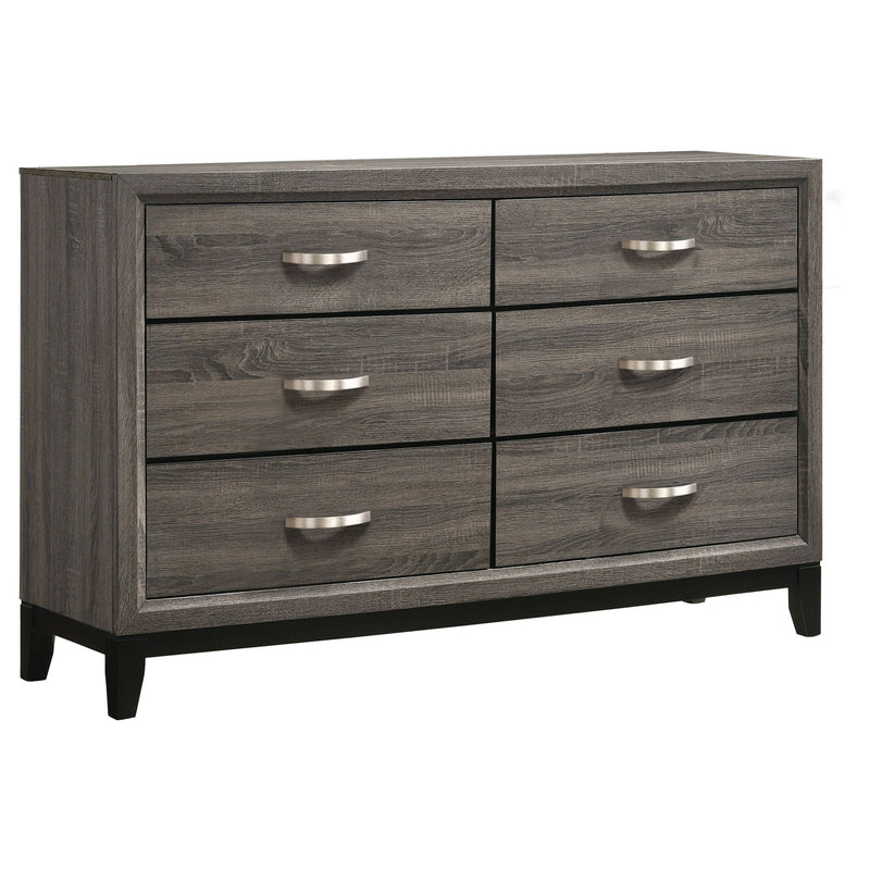 Cabrillo - 6 Drawer Dresser - Gray by HouseOfZazla