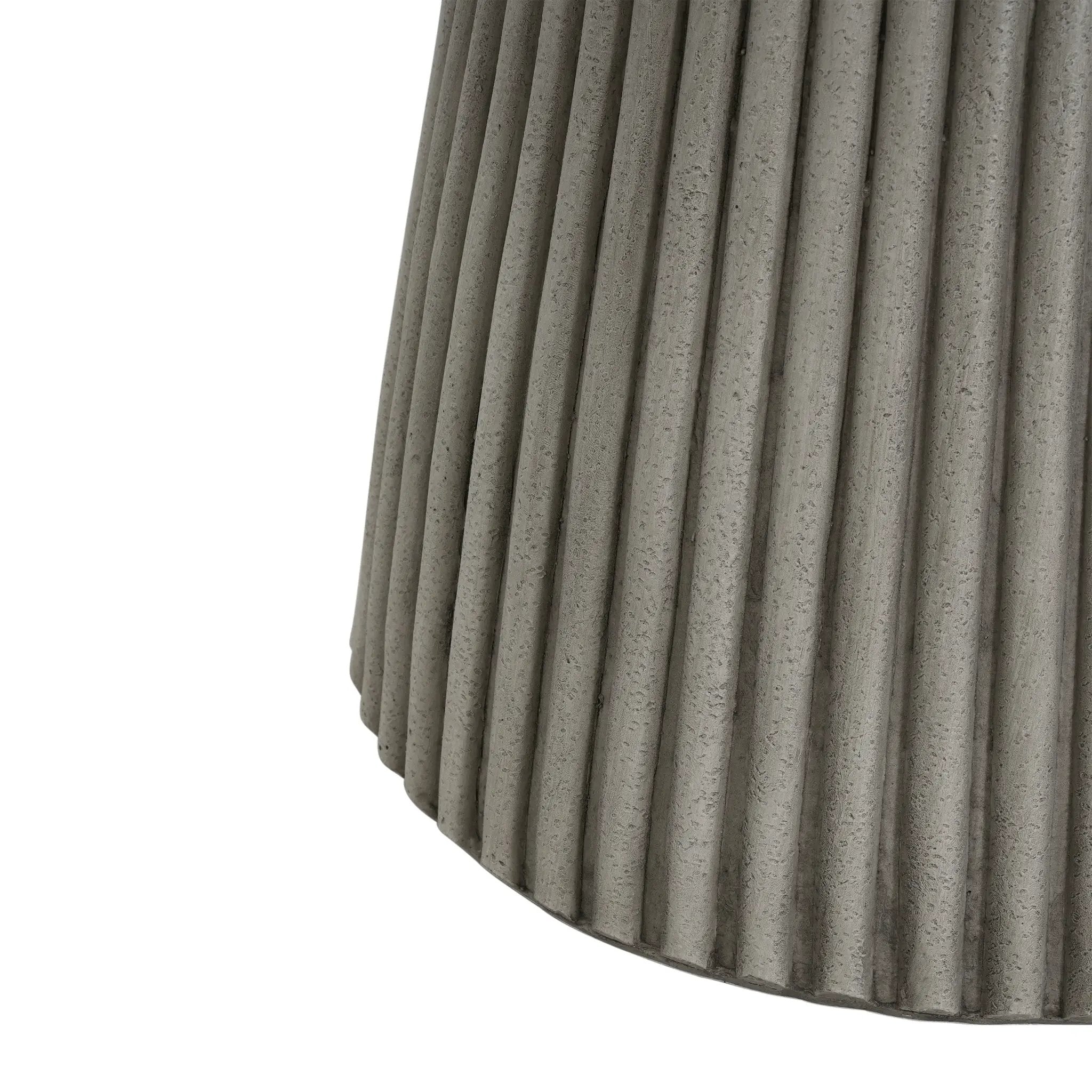Outdoor Lightweight Concrete Side Table by HouseOfZazla