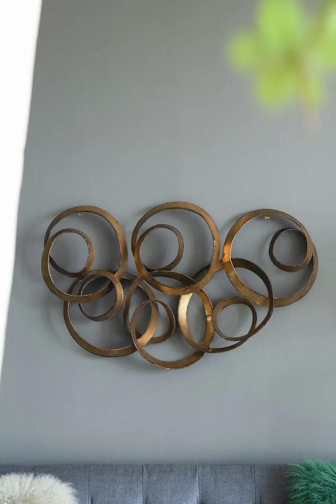 SerethaLeaf Wall Decor - Gold by Unique Piece Furniture