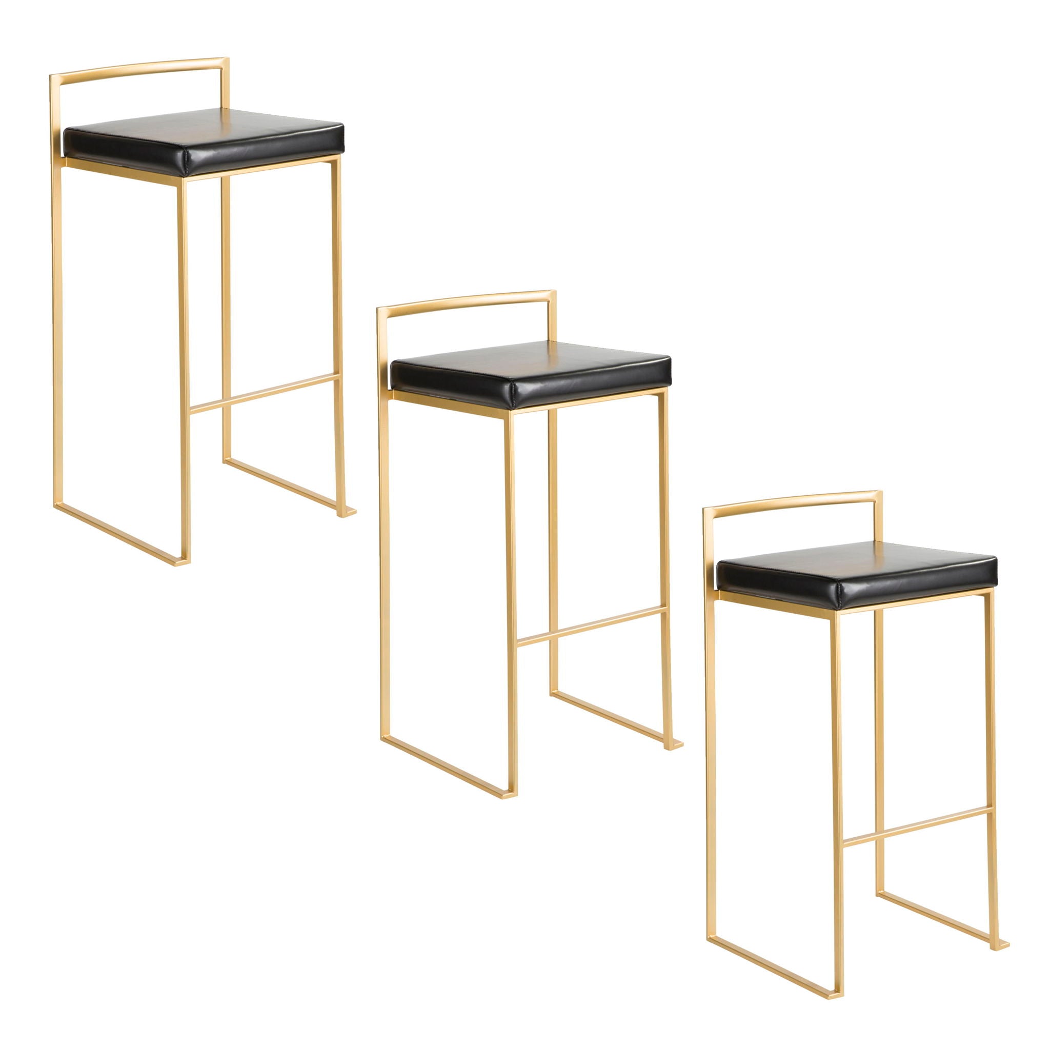 Fuji - Contemporary / Glam & Quality Construction Barstool by HouseOfZazla