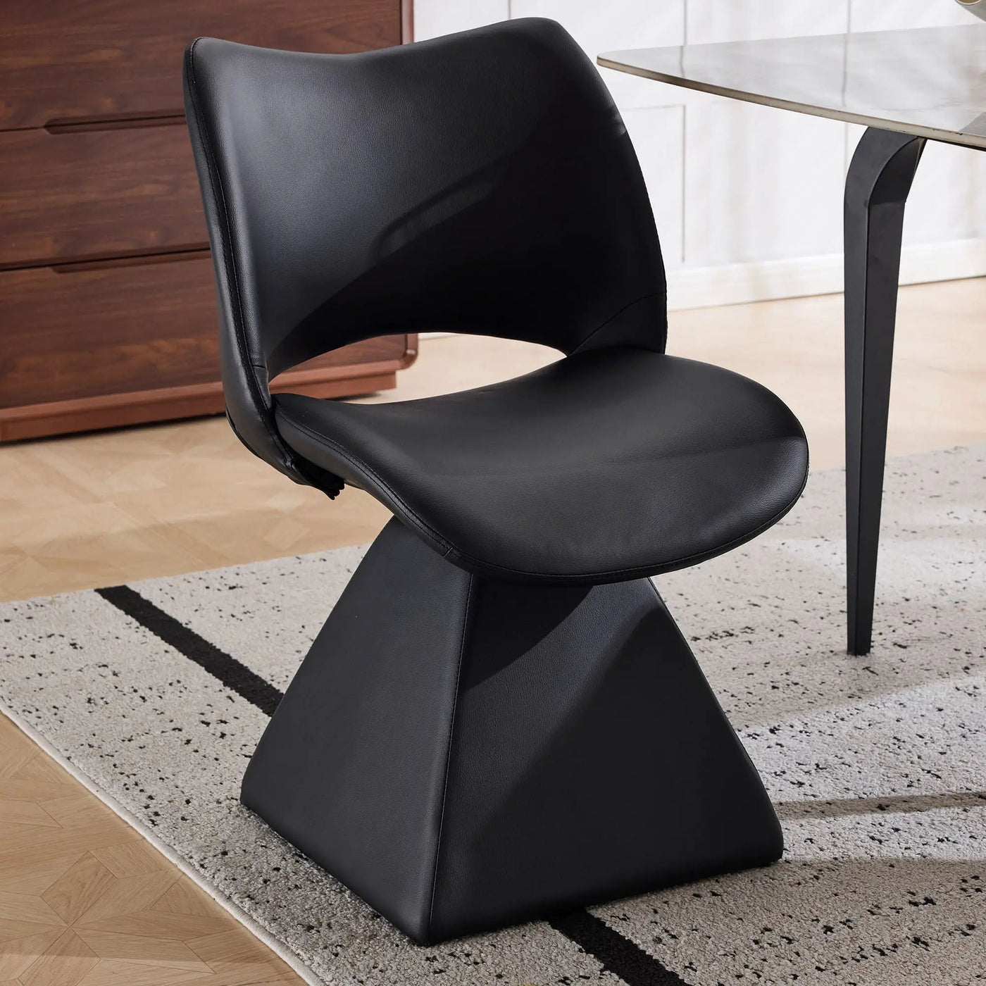 Modern Swivel Dining Chair With High Back by HouseOfZazla