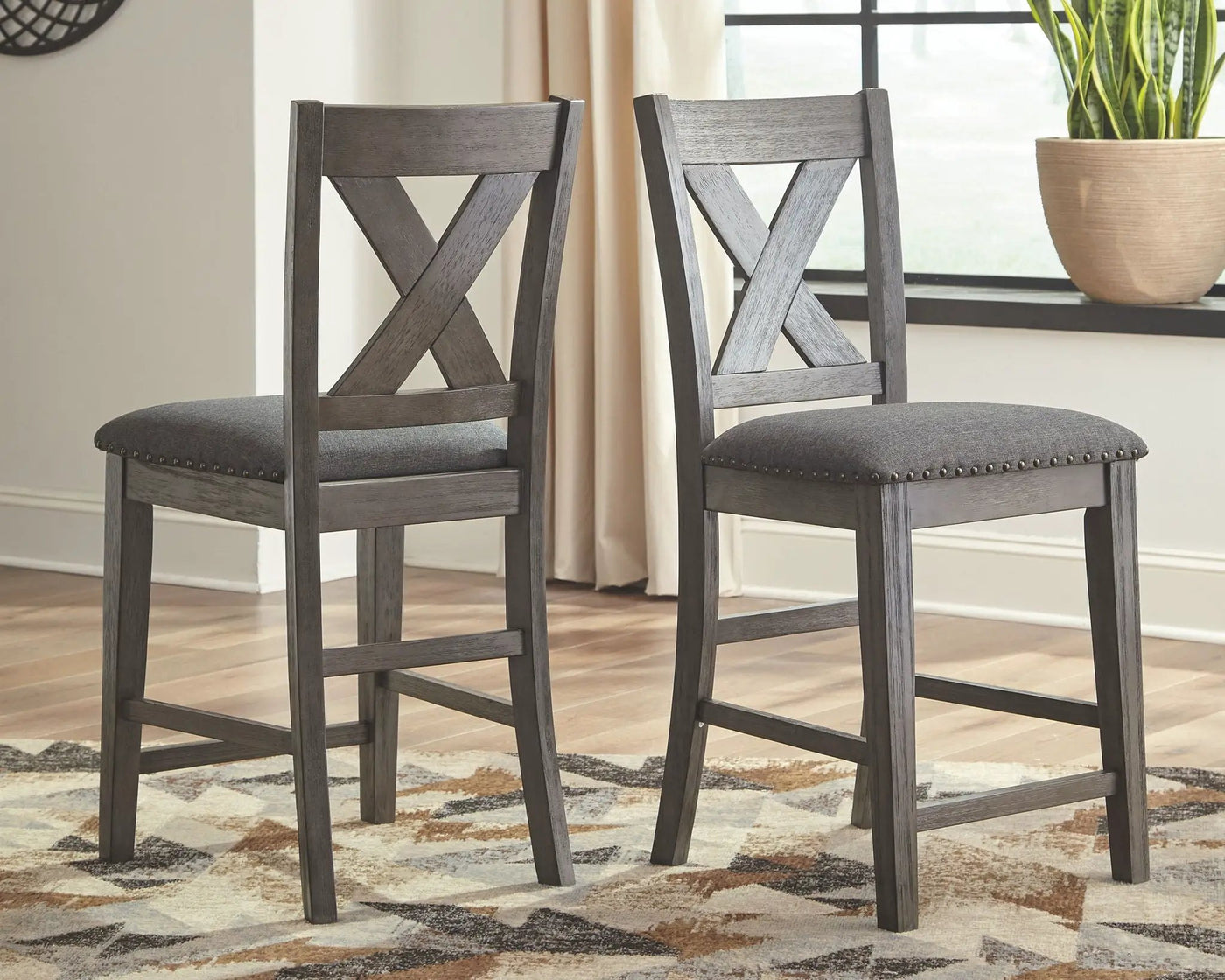 Caitbrook - Rectangular Counter Table Set by Unique Piece Furniture
