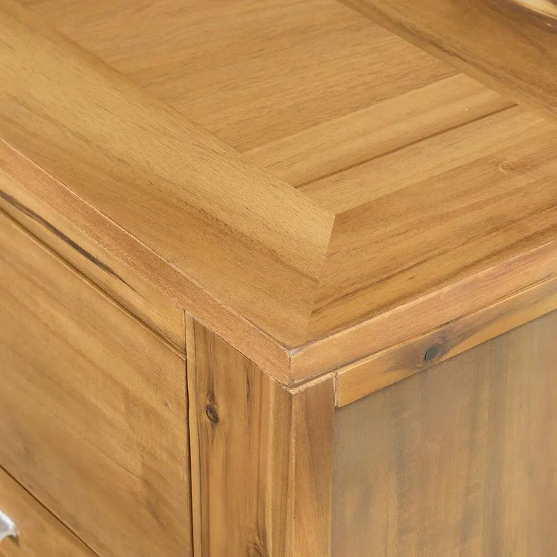 6 Drawer Dresser - Natural Wood / Brown by HouseOfZazla