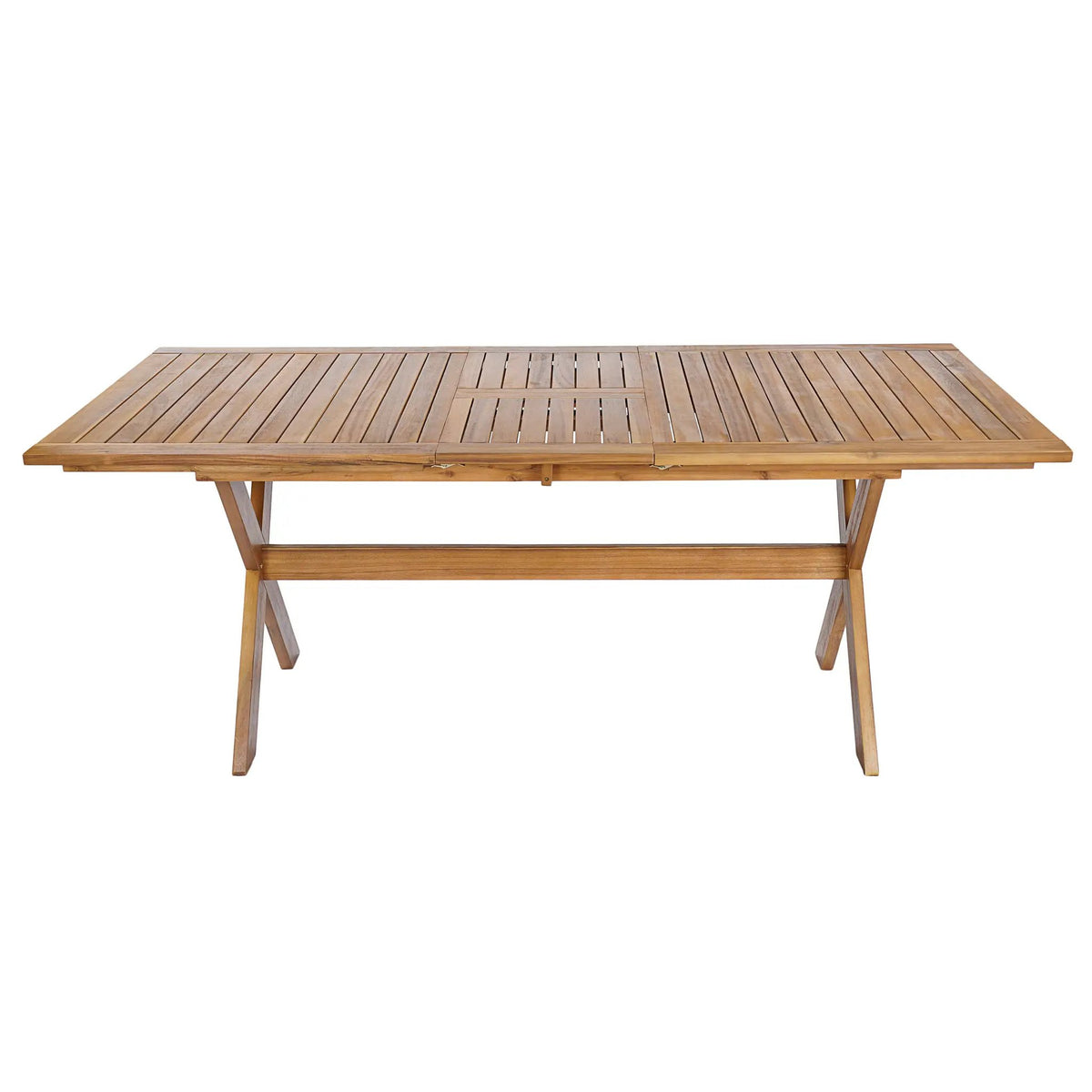7 Pieces Acacia Wood Outdoor Dining Set with Cushions by HouseOfZazla