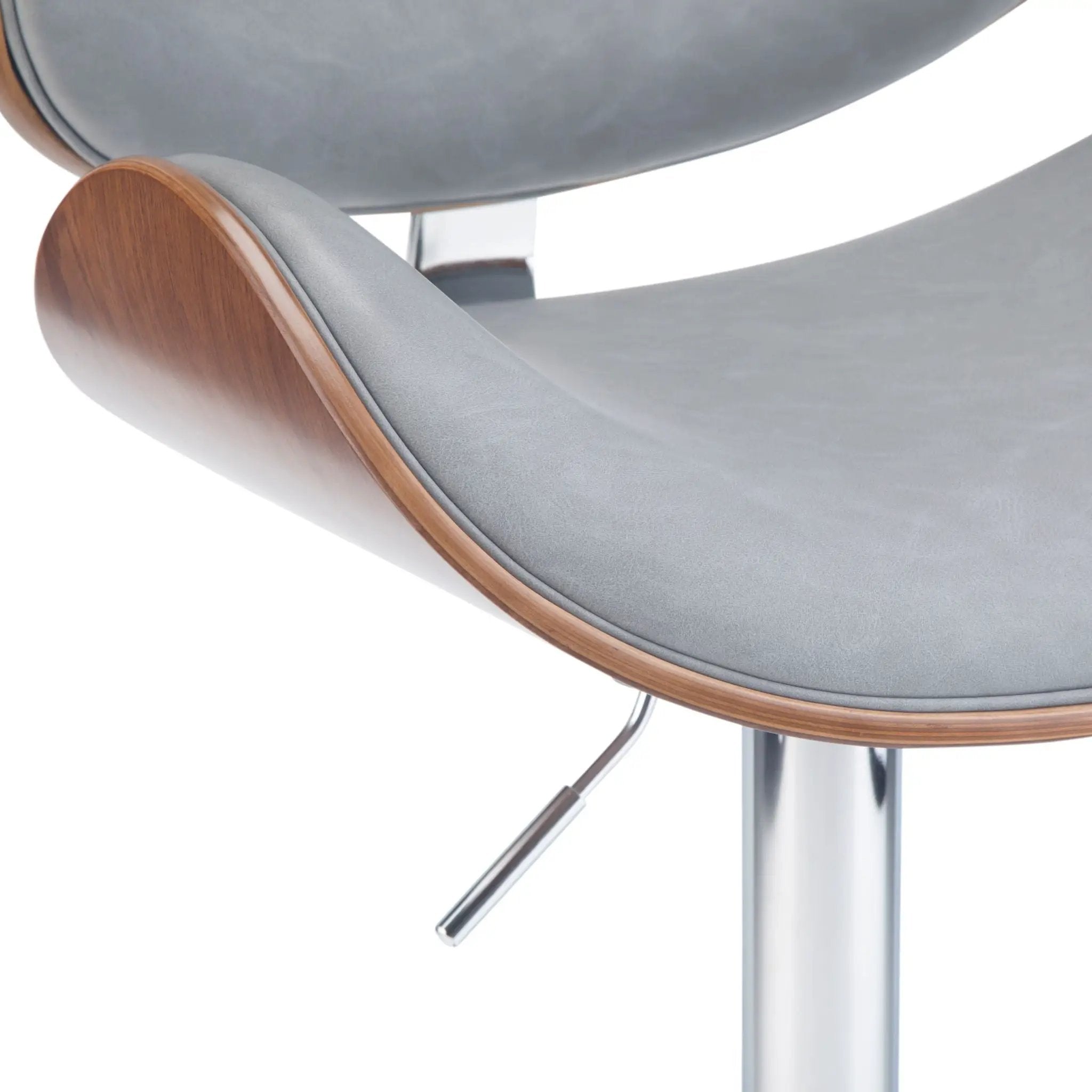 Marana - Multifunctional Handcrafted Bentwood Adjustable Swivel Bar Stool by Unique Piece Furniture