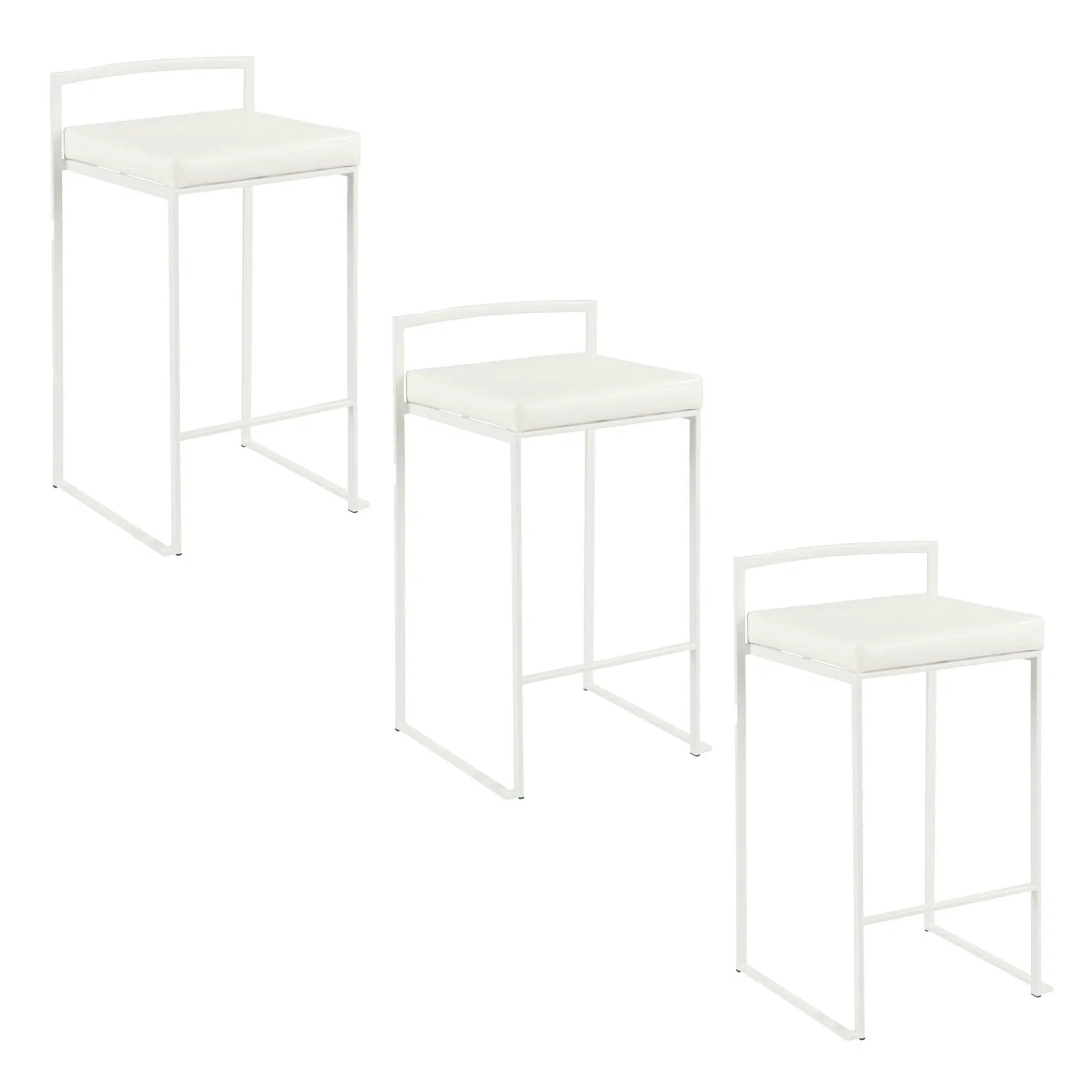 Fuji - Simple Elegance, Contemporary Stackable Counter Stool by HouseOfZazla